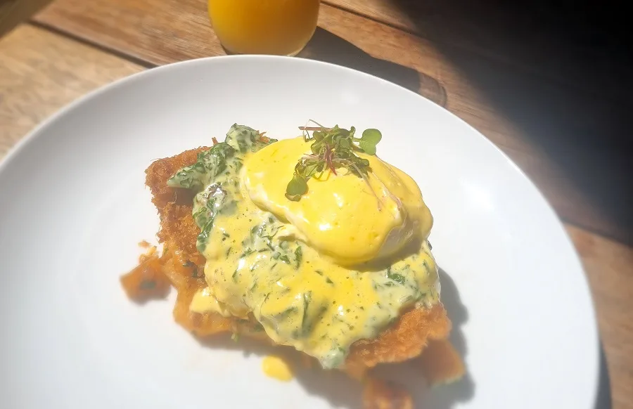 doppio zero benedicts eggs review food experience PE boardwalk mall