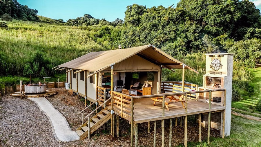 Africamps at Oakhurst Wilderness experience glamping tents stays